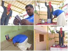 Viral Pictures: तेलंगाना में शख्स के सपने में आए थे ट्रंप, तभी से कर रहा है उनकी पूजा