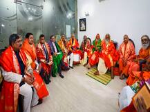 राम मंदिर ट्रस्ट के सदस्यों ने किया जन्मभूमि और कार्यशाला का निरीक्षण