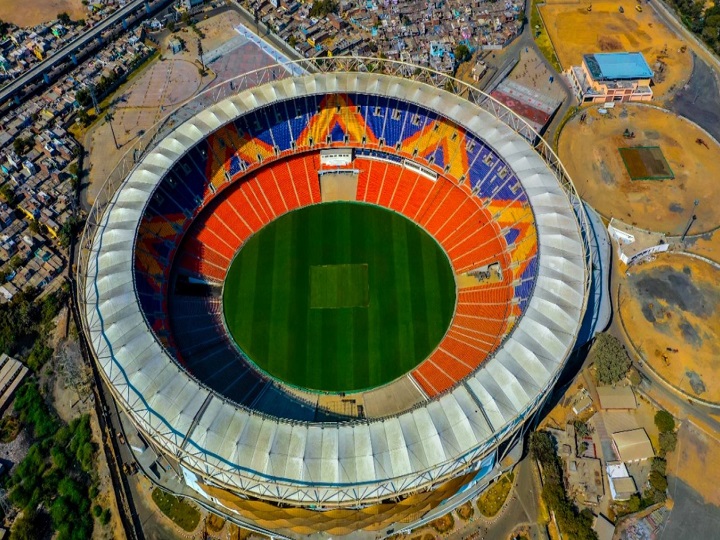 Motera Stadium Motera Stadium Sardar Patel Stadium , largest stadium in world cricket, biggest stadium in world cricket,