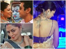 Photos: महाशिवरात्रि पर कविता कौशिक ने सोलह श्रृंगार कर की पूजा, फ्लॉन्ट किया महादेव का टैटू