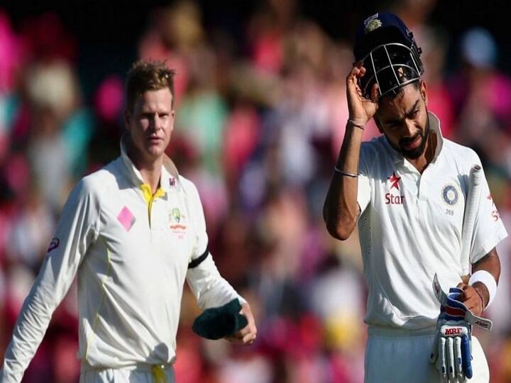 आईसीसी टेस्ट रैंकिंग में बुमराह को हुआ भारी नुकसान, नंबर 1 बना ये दिग्गज ICC Test Ranking released, virat lose to smith first position after poor performance आईसीसी टेस्ट रैंकिंग में बुमराह को हुआ भारी नुकसान, नंबर 1 बना ये दिग्गज