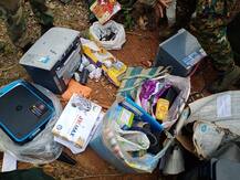 छत्तीसगढ़: दंतेवाड़ा के जंगलों में नक्सलियों ने जमीन में छुपा रखा था सामान, सुरक्षाबलों ने किया बरामद