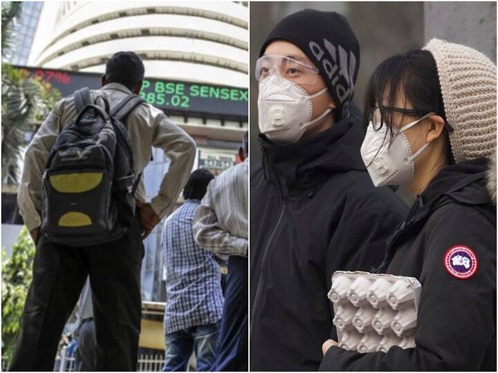 Corona Virus Affect: Sensex crashes 1100 pts as coronavirus pandemic fears grow कोरोना का बुरा असर: शेयर बाजारों में कोहराम, सेंसेक्स 1100 अंक गिरा, डाउ जोंस में सबसे बड़ी गिरावट