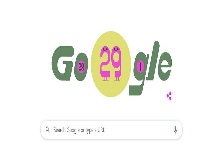 Google marks Leap Day with an attractive doodle लीप डे के मौके पर गूगल ने बनाया खास डूडल, जानिए क्या है इसके पीछे वजह