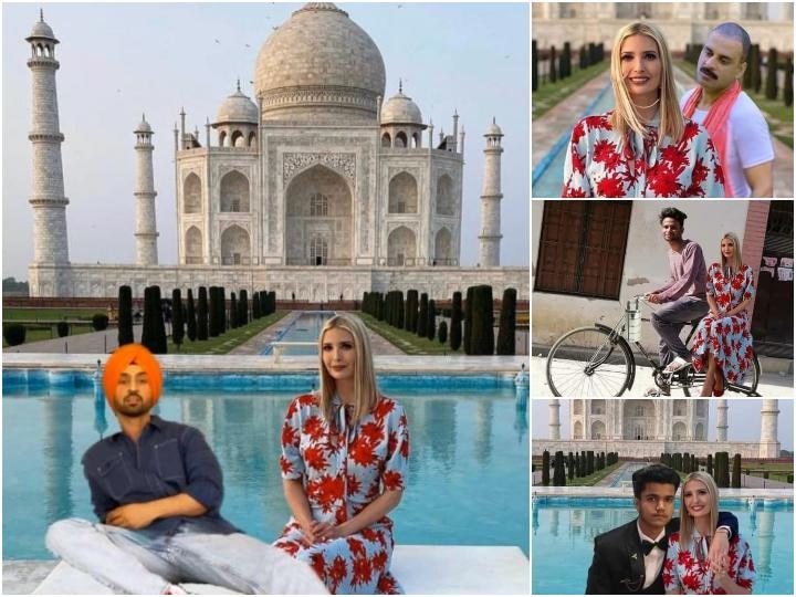 Ivanka trump on viral photos and Diljit Dosanjh Taj Mahal दिलजीत के मीम पर इवांका ट्रंप ने दिया जवाब, कहा- मुझे ताजमहल ले जाने के लिए शुक्रिया!