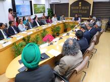 स्वास्थ्य मंत्री डॉ हर्षवर्धन ने दिल्ली एनसीआर के प्राइवेट अस्पताल के साथ कोरोना वायरस को लेकर बैठक की