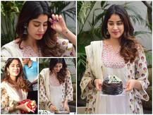 In Pics: 23 साल की हुई जान्हवी कपूर, बर्थडे पर दादी से मिलने पहुंची एक्ट्रेस ने फैंस के साथ काटा केक