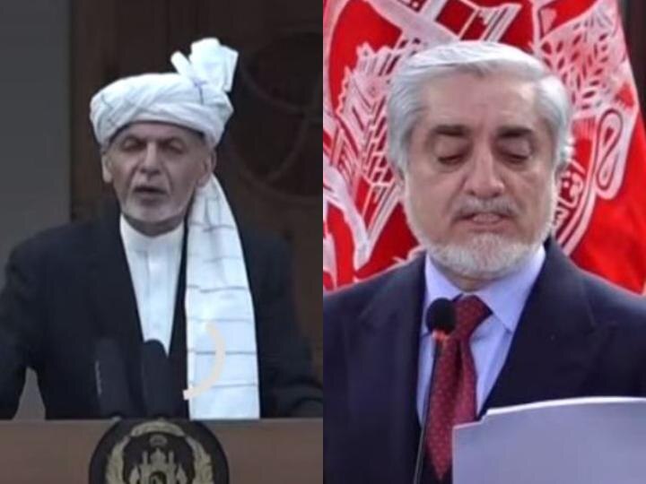 Afghanistan: explosions during President Ashraf Ghanis oath taking ceremony अफगानिस्तान: अशरफ गनी के शपथ ग्रहण समारोह के दौरान हुआ विस्फोट, अब्दुल्ला ने भी खुद को राष्ट्रपति पेश किया