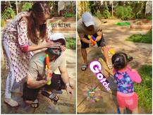 Holi 2020: इस बॉलीवुड स्टार ने 12 साल बाद मनाई होली, पत्नी और बेटी के साथ सामने आई खास तस्वीरें