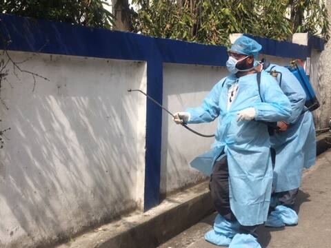Coronavirus: महामारी को रोकने के लिए जम्मू नगर निगम ने छेड़ा व्यापक अभियान, करवा रहा है स्प्रे और फॉगिंग