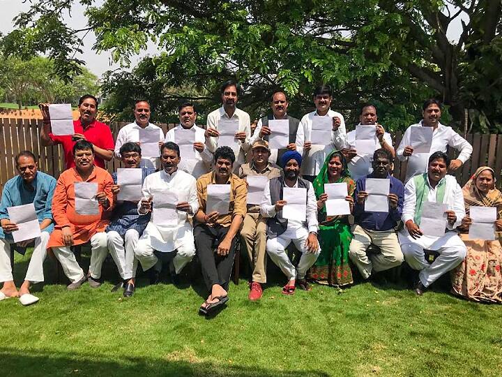 16 Congress MLAs resigned in Madhya Pradesh सिंधिया गुट के 16 विधायकों ने बेंगलुरु से फिर भेजा इस्तीफा, दी ये दलील