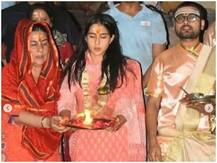काशी विश्वनाथ के गर्भगृह में सारा अली खान की पूजा पर विवाद, संतों की अलग-अलग