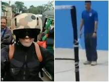 चेन्नई से निकलते ही रांची पहुंचे धोनी, बाइक राइड के साथ खेला बैडमिंटन
