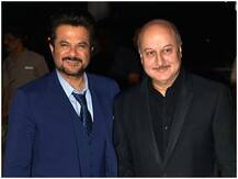 कोरोना के डर से बालकनी में खड़े होकर बात करते रहे पड़ोसी अनुपम खेर और अनिल कपूर, देखें Video