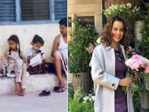 कंगना के जन्मदिन पर बहन रंगोली ने शेयर की होमवर्क करते हुए throwback तस्वीर