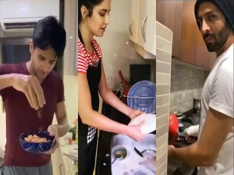 Lockdown में खुद ही घर के काम कर रहे हैं ये बॉलीवुड सेलेब, आपने पहले नहीं देखी होंगी ऐसी PHOTOS Lockdown में खुद ही घर के काम कर रहे हैं ये बॉलीवुड सेलेब, आपने पहले नहीं देखी होंगी ऐसी PHOTOS