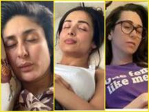 लॉकडाउन के दौरान कुछ ऐसे वक्त बिता रही हैं करीना, करिश्मा और मलाइका