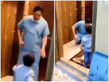 कोरोना वायरस: सऊदी में बेटे को गले नहीं लगा पाया डॉक्टर पिता, फूट-फूटकर रोया, वीडियो वायरल