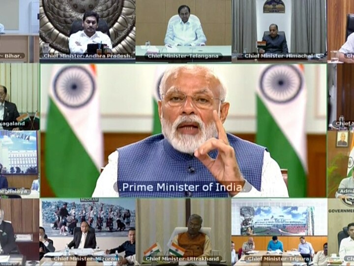 COVID 19 PM Narendra Modi to CMs of states purpose of lockdown should be minimum loss ANN Coronavirus: राज्यों के CM के साथ पीएम मोदी ने की वीडियो कॉन्फ्रेंस, कहा- लॉकडाउन का उद्देश्य कम से कम नुकसान हो