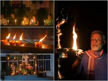 तस्वीरें: मोदी की अपील पर दीए जलाकर देश ने कोरोना वायरस के खिलाफ लड़ाई में दिखाई एकजुटता