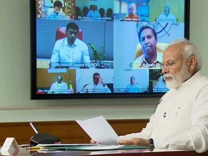 PM Modi held a meeting with floor leaders of Opposition parties on COVID 19 situation Lockdown: पीएम मोदी की विपक्षी नेताओं से बातचीत, सरकार के कदमों की दी जानकारी, एकजुट होने को कहा
