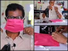 COVID 19: होने लगी फेस मास्क की कमी तो इस मशहूर एक्टर ने दी कपड़े से मास्क बनाने की ट्रेनिंग