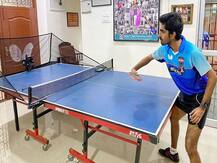 लॉकडाउन में टेबल टेनिस स्टार साथियान ने निकाला प्रैक्टिस का अनोखा तरीका, रोबोट के साथ कर रहे हैं ट्रेनिंग