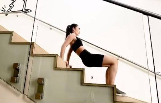 इसी के साथ उन्होंने सीढ़ियों की मदद से एक्सरसाइज करने की टिप्स भी दी.