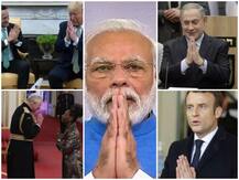 Coronavirus से बचने के लिए 'नमस्ते' बना ग्लोबल पावर, बड़े-बड़े लीडर जोड़ रहे हैं हाथ, देखिए दुनियाभर की खास Photos