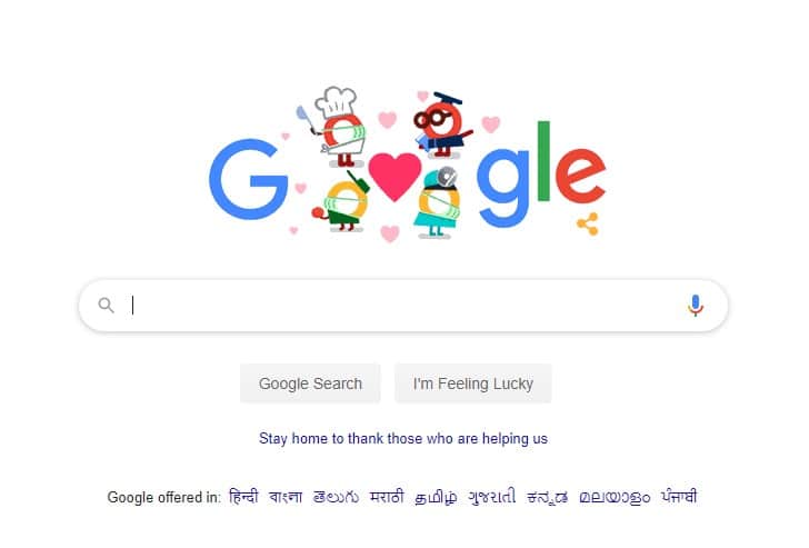 Google Doodle: गूगल ने ‘कोरोना वॉरियर्स’ को दिया सम्मान, सभी को कहा- थैंक्यू