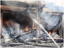 जम्मू-कश्मीर: कॉस्मेटिक शॉप में लगी आग, पांच घंटों की मशक्कत के बाद पाया गया काबू