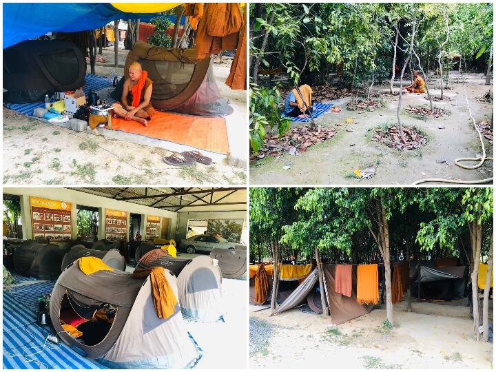 UP group of foreign monks trapped in Kushinagar due to lockdown ANN यूपी: लॉकडाउन की वजह से कुशीनगर में फंसे विदेशी बौद्ध भिक्षु और पर्यटक, रखा जा रहा है विशेष ध्यान