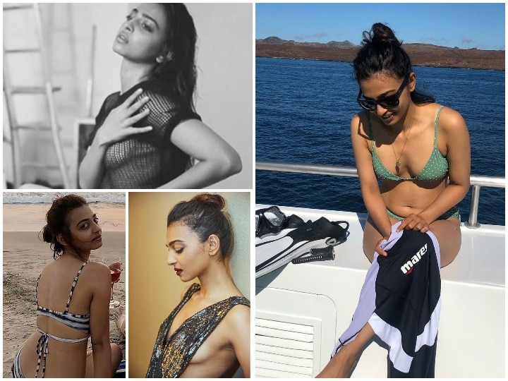 बॉलीवुड अभिनेत्री राधिका आप्टे बोल्ड अंदाज के लिए फैंस के बीच खासा लोकप्रिय हैं. राधिका ने लॉकडाउन के दौरान सोशल मीडिया पर अपनी बिकिनी तस्वीर फैंस के साथ शेयर की है जो कि काफी तेजी से वायरल हो रही है. (Photo Credit: @radhikaofficial Instagram)