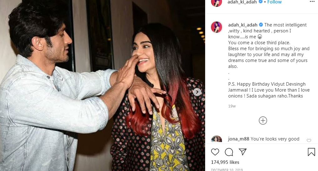 In Pics: Ada Sharma is in a relationship with Vidyut Jamwal! Actor revealed big