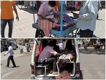 राजस्थान: पिता को ठेले पर लेकर अस्पताल पहुंचा बेटा, इमरजेंसी से ओपीडी तक दौड़ते-दौड़ते थम गई पिता की सांसें