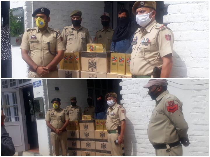 Jammu police arrested liquor smugglers, recovered 131 bottles ANN जम्मू पुलिस ने किया शराब तस्करों को गिरफ्तार, 131 बोतलें बरामद