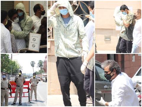 In Pics: इरफान खान के अंतिम दर्शन के लिए अस्पताल पहुंचे परिवार और करीबी, पुलिस का है कड़ा पहरा In Pics: इरफान खान के अंतिम दर्शन के लिए अस्पताल पहुंचे परिवार और करीबी, पुलिस का है कड़ा पहरा