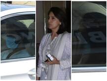 In Pics: लॉकडाउन में कड़ी सुरक्षा के बीच ऋषि कपूर के अंतिम दर्शन करने अस्पताल पहुंचीं पत्नी नीतू कपूर, यहां देखिए तस्वीरें