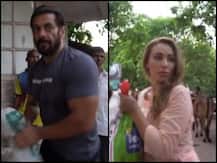 जैकलिन और यूलिया के साथ मिलकर सलमान खान ने की जरूरतमंदों की मदद, सामने आया VIDEO