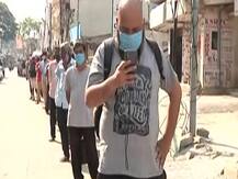 ढील मिली तो शराब दुकानों की तरफ भाग पड़े लोग, मयखाने के बाहर लगी किलोमीटर लंबी कतारें