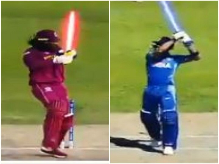 icc shares video of cricketers hitting fours with light saber to celebrate star wars day 'स्टार वॉर्स डे' पर ICC ने शेयर किया मजेदार वीडियो, 'तलवार' से चौके जड़ रहे विराट, गेल जैसे दिग्गज