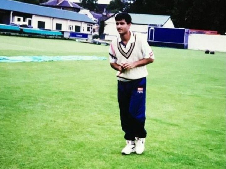 BCCI chief Sourav Ganguly shares picture of practice before debut test match in England सौरव गांगुली को याद आया अपना पहले टेस्ट मैच, ट्रेनिंग की इस तस्वीर को शेयर किया