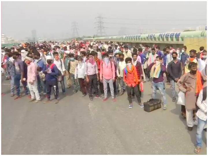 मजदूरों का कहना काम धंधे बंद होने के बाद आजीविका का संकट आ गया है. जिसके चलते मजबूरन पलायन करना पड़ रहा है.