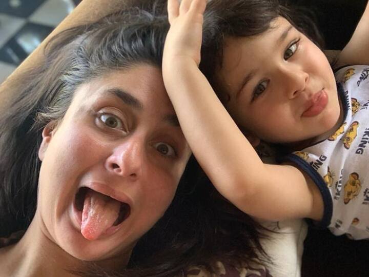 Mothers Day: जीभ चिढ़ाती मम्मी करीना कपूर को देख बेटे तैमूर ने दिए ऐसा रिएक्शन, मजेदार है तस्वीर Kareena Kapoor Khan celebrate Mothers Day with taimur Ali khan Mothers Day: जीभ चिढ़ाती मम्मी करीना कपूर को देख बेटे तैमूर ने दिए ऐसा रिएक्शन, मजेदार है तस्वीर