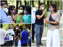 Photos: पत्नी किरण राव संग आमोस के अंतिम दर्शन करने पहुंचे आमिर खान, परिवार को बंधाया ढांढस