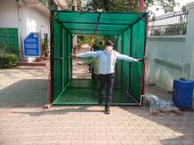 शुरू हुई भविष्य की पढ़ाई की तैयारी, प्रयागराज के इस संस्थान ने बनाई पांच सेनेटाइजेशन टनल