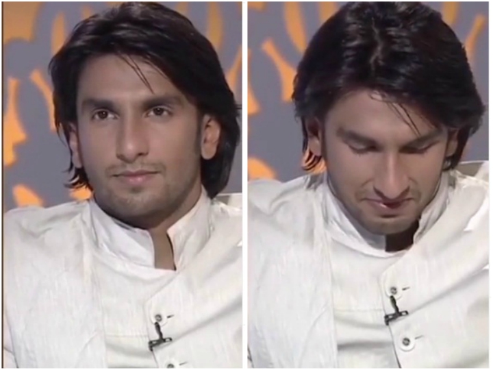 When Ranveer Singh started crying bitterly after hearing this mother's talk in between interviews, VIDEO is going viral ranveer singh cried after listen mother emotional message in simi garewal show watch throwback video
