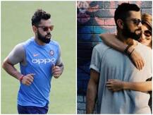 विराट ने अपनी पत्नी के साथ की बैटिंग प्रैक्टिस, अनुष्का ने पहली ही गेंद डाल दी बाउंसर