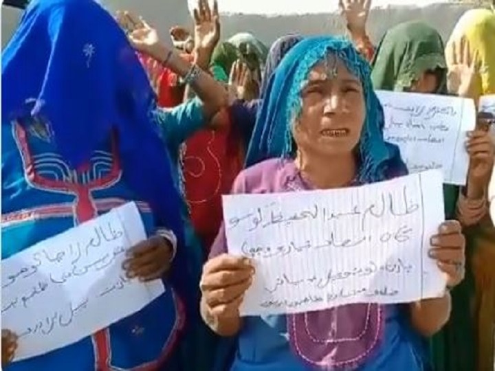 Pakistani hindus in sindh province protest against forced conversion पाकिस्तान के सिंध प्रांत में जबरन धर्म परिवर्तन के खिलाफ हिंदुओं ने प्रदर्शन किया