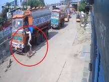 Viral Video: हैदराबाद में तेंदुए ने किया शख्स पर हमला, कुत्तों के आने पर झटपटाता दिखा